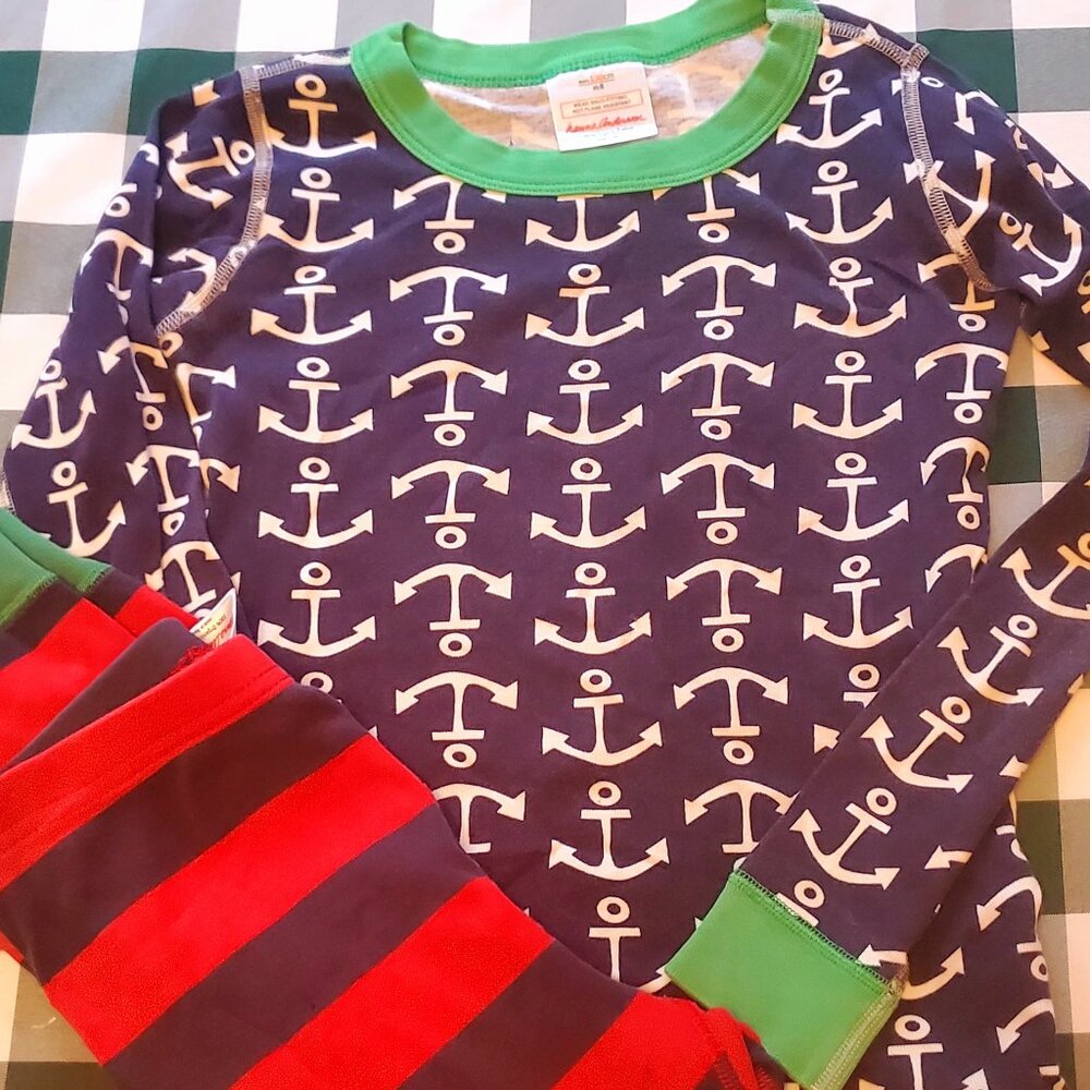 Hanna Andersson long john pjs sz 130/ 8